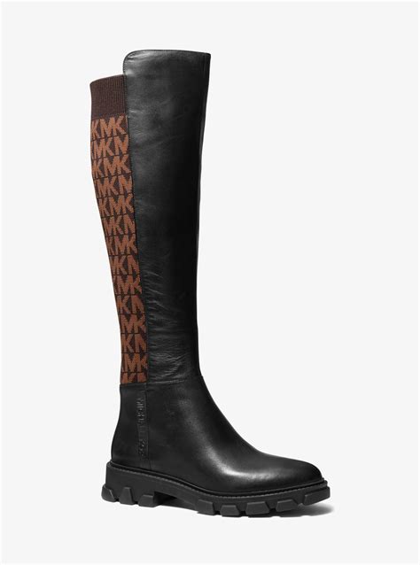 michael michael kors ridley leather boot